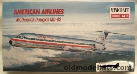 Minicraft 1/144 McDonnell-Douglas MD-82 American Airlines, 14470 plastic model kit